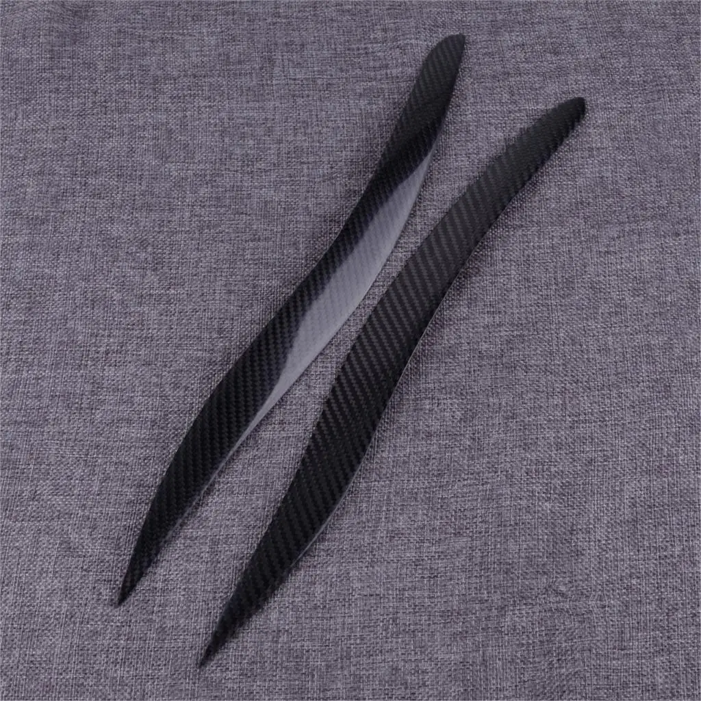 

DWCX 2pcs Front Eyelid Eyebrow Headlight Cover Trim Carbon Fiber Fit For Lexus IS250 IS300 2006 2007 2008 2009 2010 2011 2012