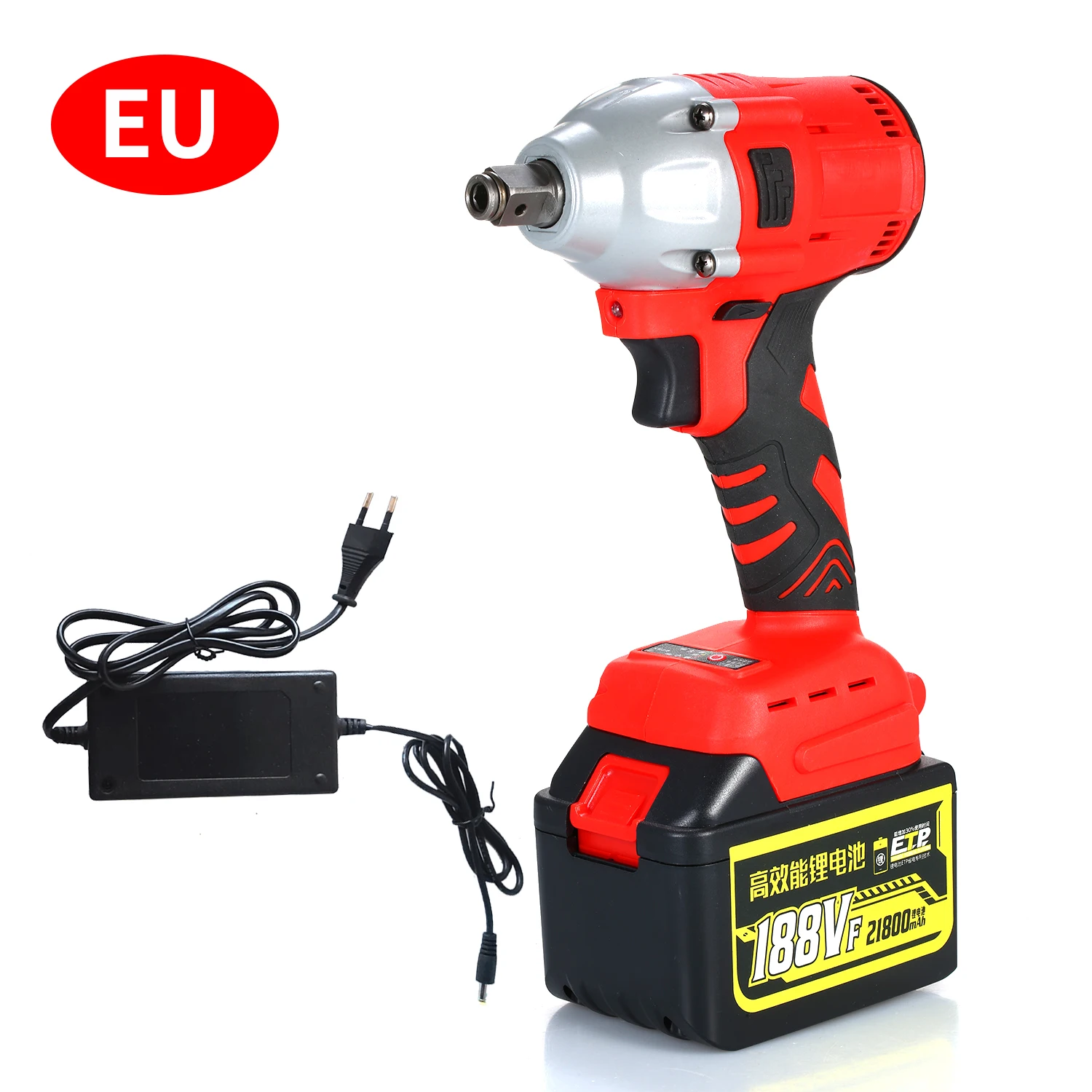 

21800mAh Rechargeable Lithium Battery Brushless Electric Wrench Tool Set Brushless Cordless Electric Wrench Drill Screwdriver