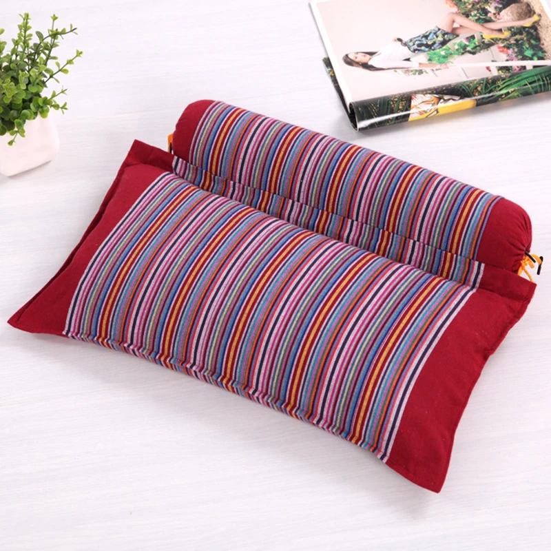 14 Style Chinese Buckwheat Husk Orthopedic Pillow Neck Massage Cervical Pillows For Sleeping Insomnia Bed Pillow 5