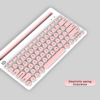

Fashion Portable Bluetooth Wireless Keyboard For IPad Iphone Macbook Tablet PC MINI Keyboard For Android IOS Windows Keyboards