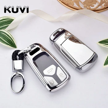 

PC+TPU Car Key Cover Case TPU Car Styling Key Cover Case For AUDI A4 B9 Q5 Q7 TT TTS 8S 2016 2017 car keyless remote