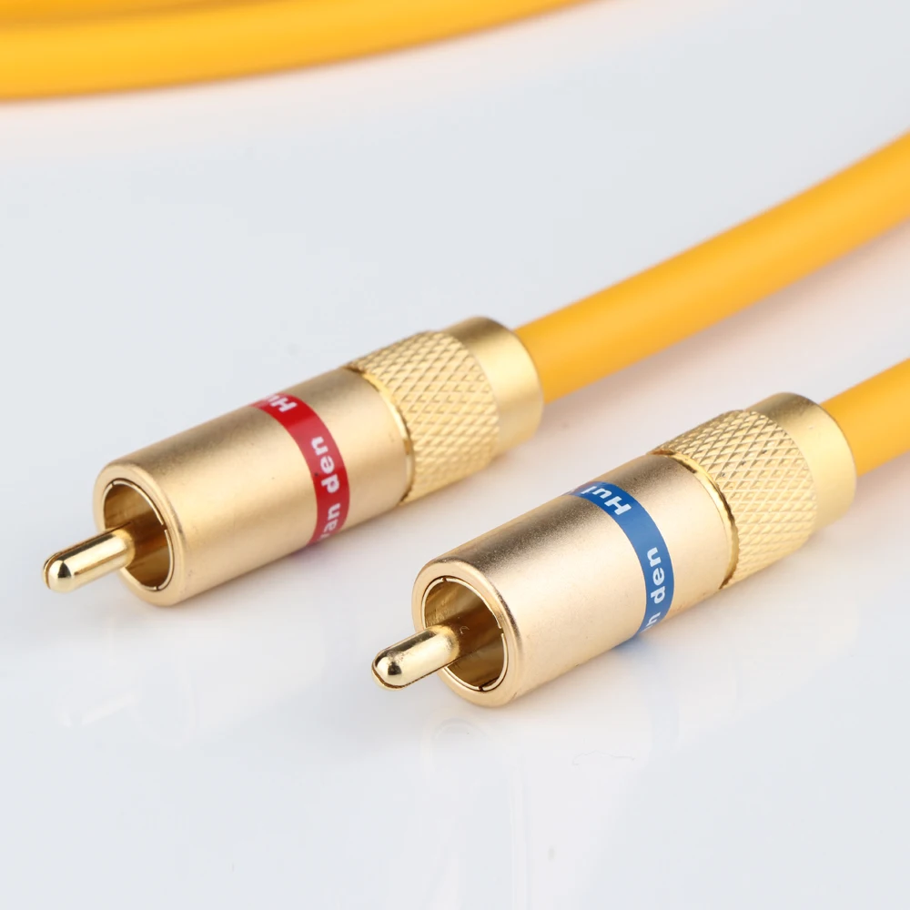 YTER Van Den Hul D 102 III гибридный (галогенный F) аудиокабель RCA Аудио Видео удлинитель один