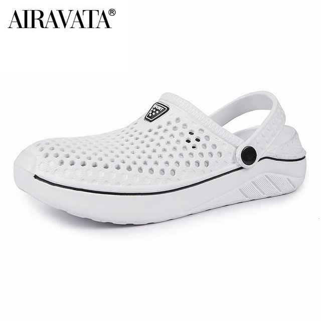 Men Women Summer Sandals Breathable Beach Shoes Garden Clogs Size 36-45 white