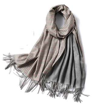 

Luxury Brand Cashmere Scarf Women Autumn Winter Warm Plaid Scarves Lady Shawls and Wraps Pashmina Neck Scarf Lady Echarpe