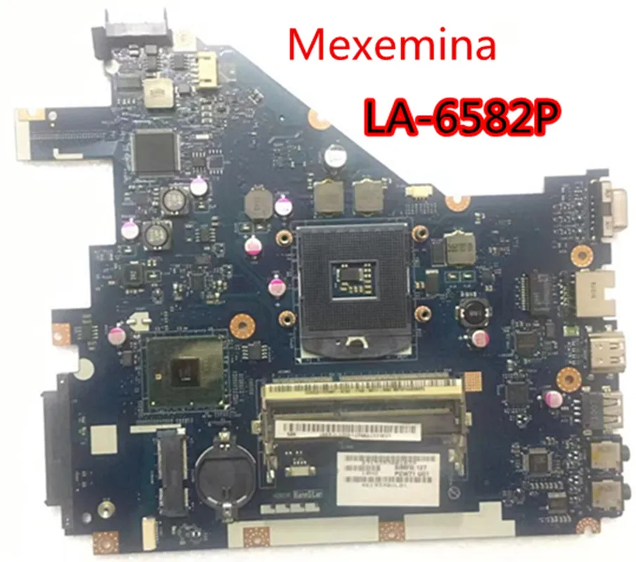 LA-6582P для ноутбука Acer aspire 5742G 5733 5742Z 5733Z 5742 материнская плата MBRJY02002 ов71 HM55 UMA DDR3 100%