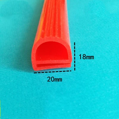 E Shape Silicone Rubber Sealing Strip Forno