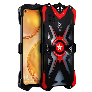 

For Huawei P40 Lite Original Zimon Shockproof Heavy Duty Armor Metal Aluminum Phone Case For Huawei P40 Lite Case