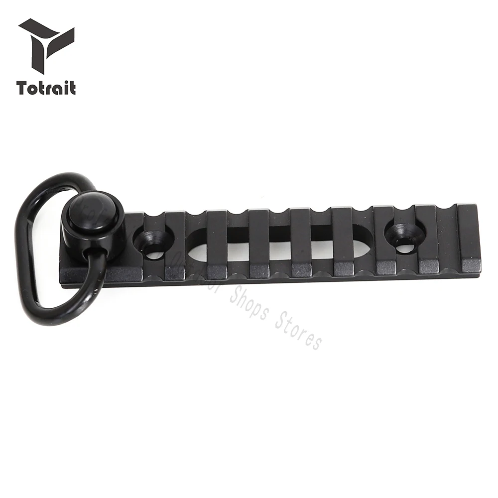 TOtrait Tactical Keymod рейка Picatinny Weaver рельсовые секции 8 слотов крепление база QD Слинг поворотный адаптер-ключ для охоты