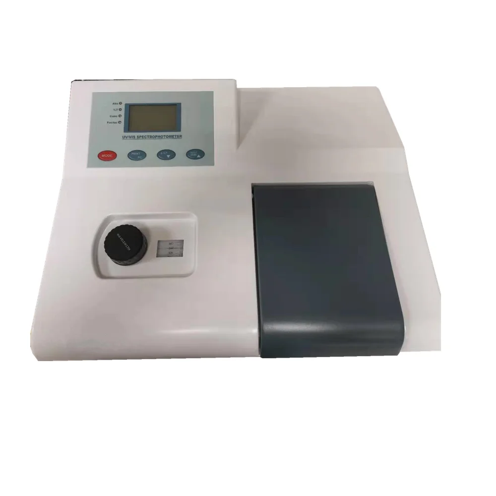 320 nm-1020nm Shanghai Visible 722N Spectrophotometer single beam uv visible 2nm spectral bandwidth spectrophotometer