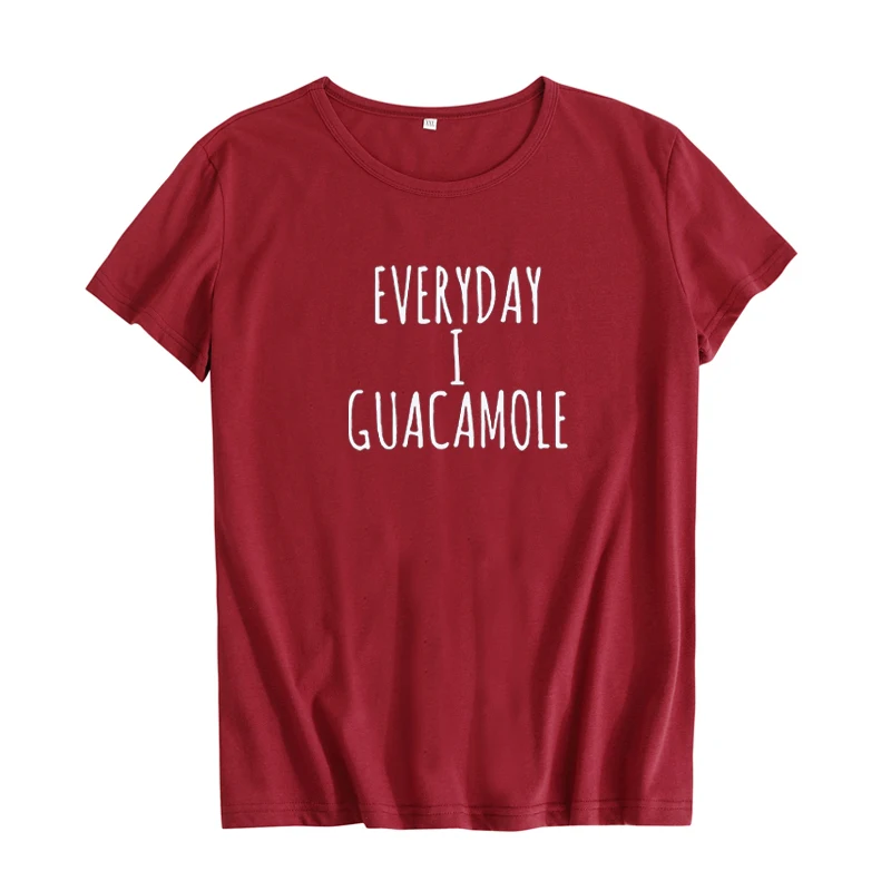 Повседневная футболка с надписью I Guacamole забавная Женская Вегетарианская принтом