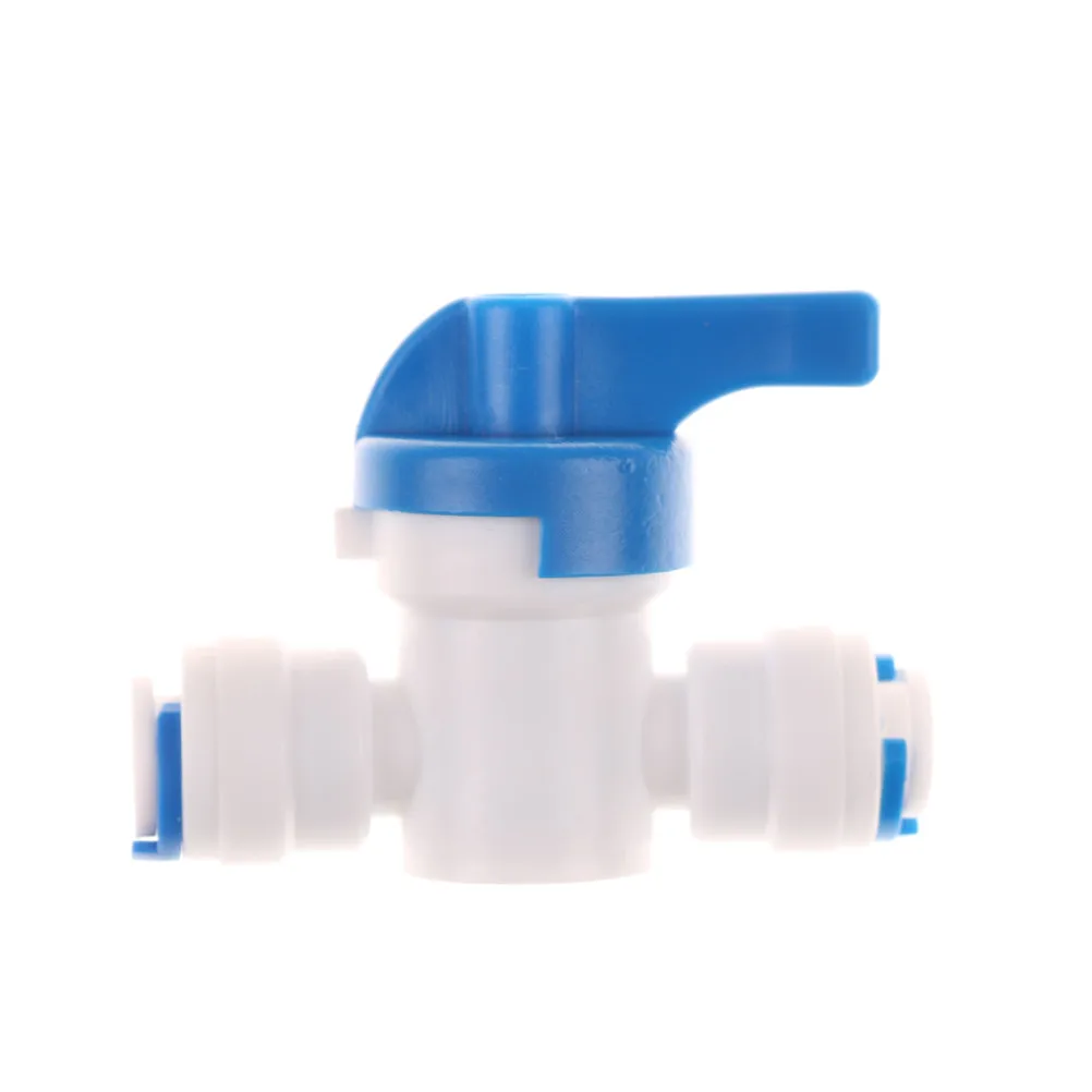

1/4'' Inline New Ball Valve Quick Connect Shut off RO Water Reverse Osmosis