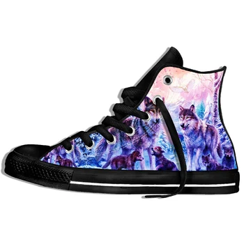 

Newest Men/Women 3D Sneakers Fashion Wolf Animal Lightweight Casual Shoes