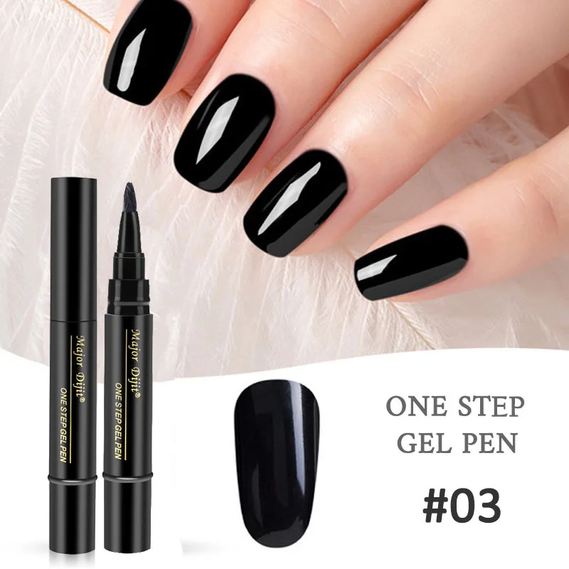 Nusx One Step Gel Polish Pen UV LED Soak Off Lacquer Manicure 3 In 1 Nail 4