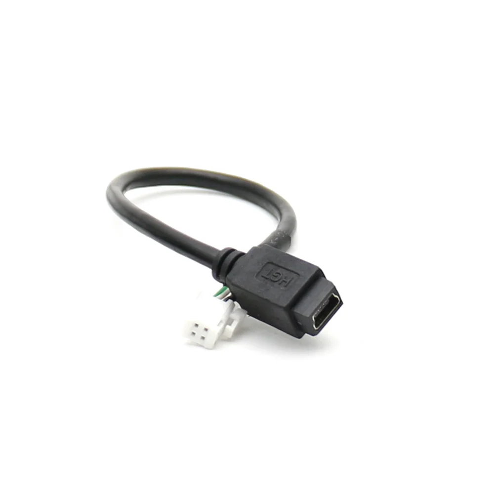 Auto USB Adapter Kabel Audio Aux-In Adapterkabel Stecker USB Jack Plug Buchse Konverter Schnur Mini Ladegerät für Focus MK2 Silber 