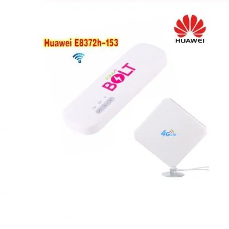 Разблокированный модем Huawei E8372 150 Мбит/с 4G Wi Fi Φ + усилитель сигнала антенна 35dBi TS9