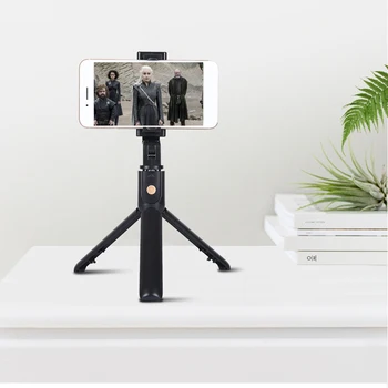 

Portable Wireless Bluetooth Selfie Stick with Tripod Extendable Foldable Monopod for iphone Xiaomi Samsung mini Action Camera