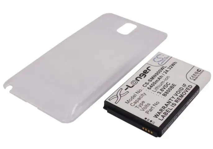 Cameron sino 6400 мА/ч, батарея для SAMSUNG Galaxy Note 3 Galaxy Note III SC-01F SGH-N075 SM-N900 N9000 N9002 N9005 N9006 N9008