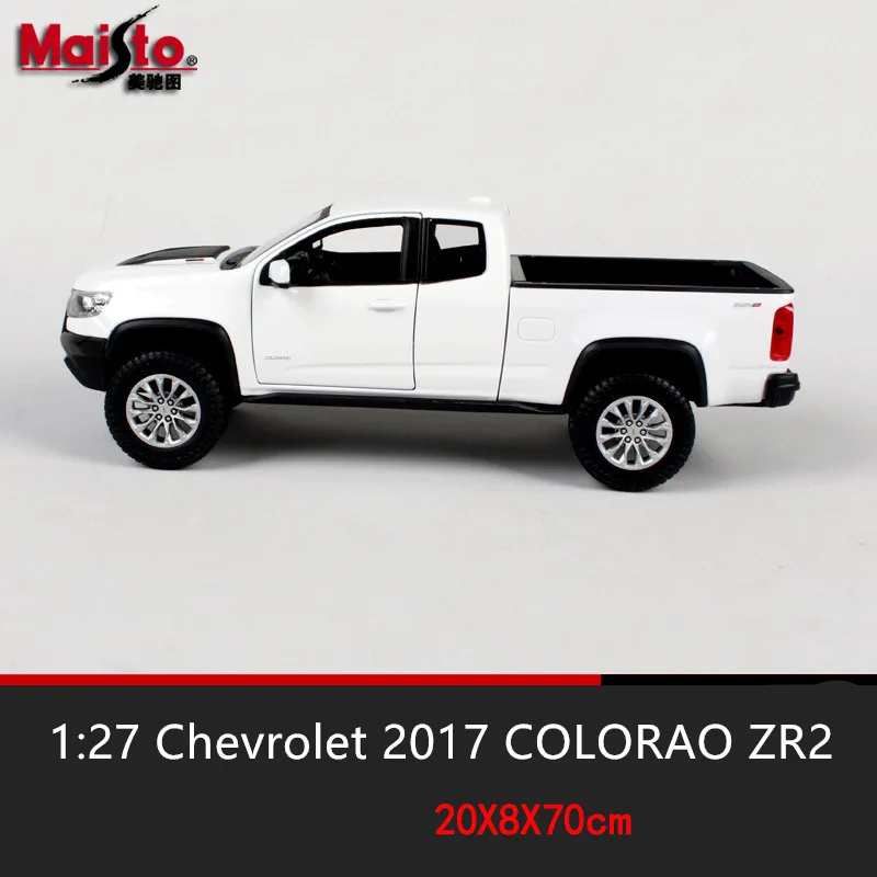 Maisto 1:24 Chevrolet Colorado Pickup модель автомобиля Моделирование Украшение автомобиля коллекция Подарочная игрушка