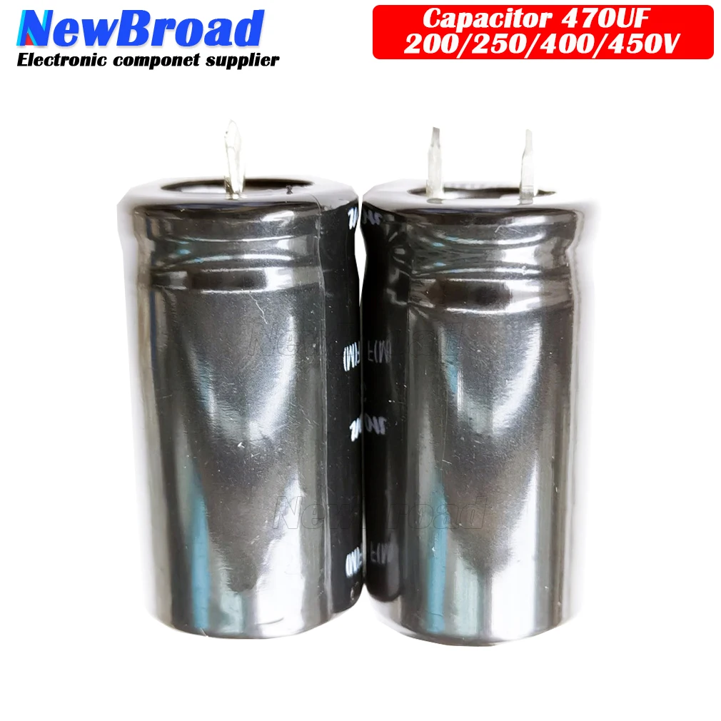 2 Pezzi Condensatori Elettrolitici 1000uF 250V 1000MFD 30x40mm – Nuovi