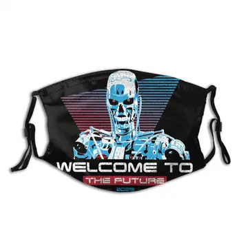 

Cyberdyne Sarah Reusable Face Mask Terminator Anti Haze Dustproof Mask With Filters Protection Respirator Mouth Muffle