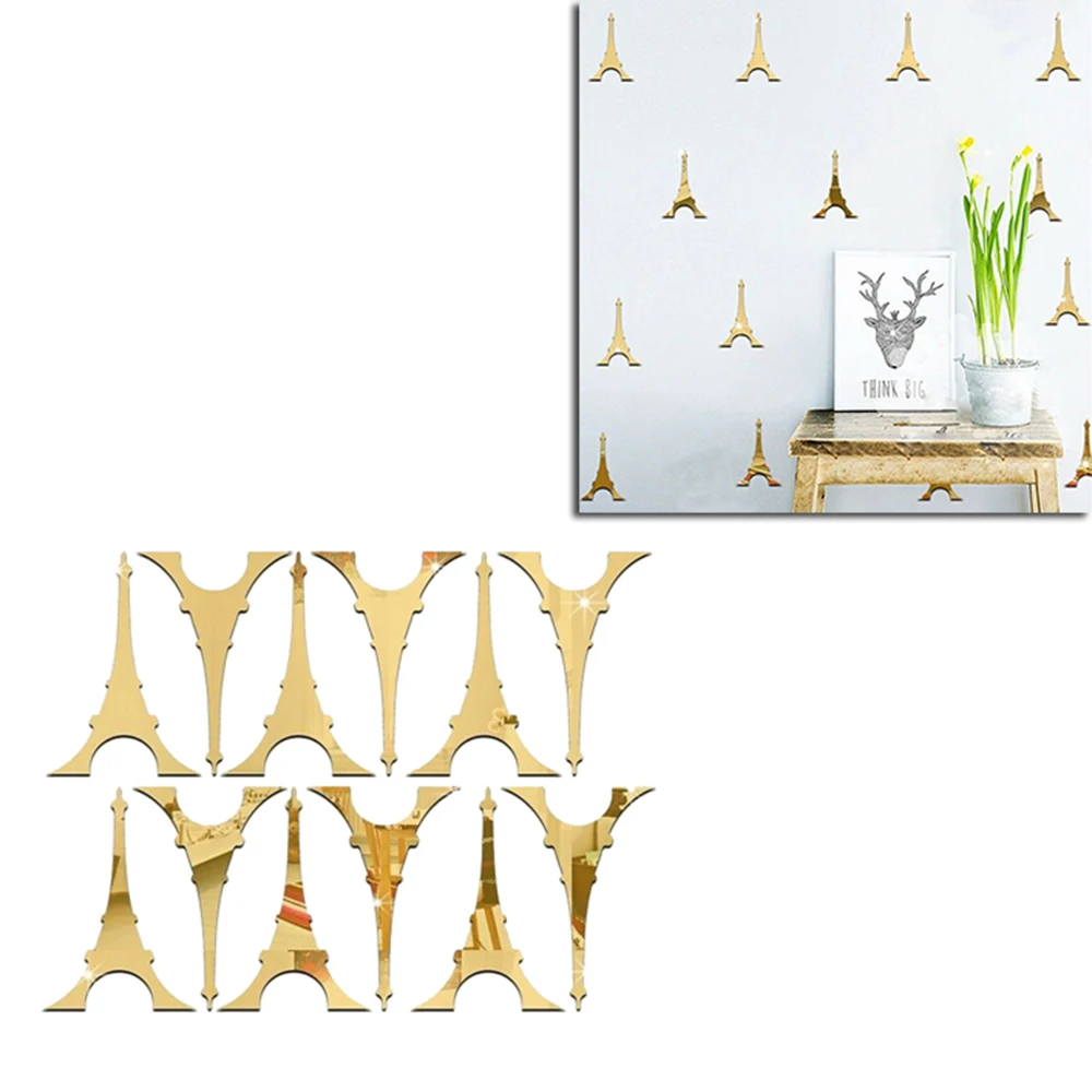 Париж Город Эйфелева башня 3d Наклейка на стену стикер домашний Декор Винил
