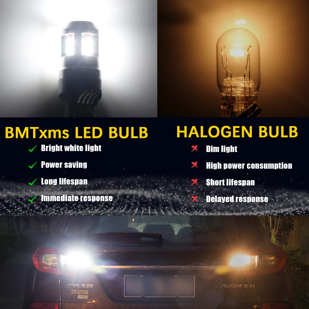 BMTxms Canbus LED   ,  ׷ üŰ LED DRL Ʈ, T20 7443 W21/5 W T15 W16W, T25 3157 3357 3457 P27/5 W