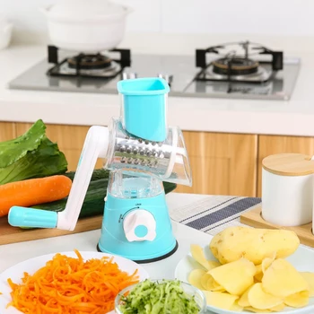 

Manual Vegetable Cutter Slicer Kitchen Accessories Multifunctional Round Mandoline Slicer Potato Cheese Kitchen Gadgets