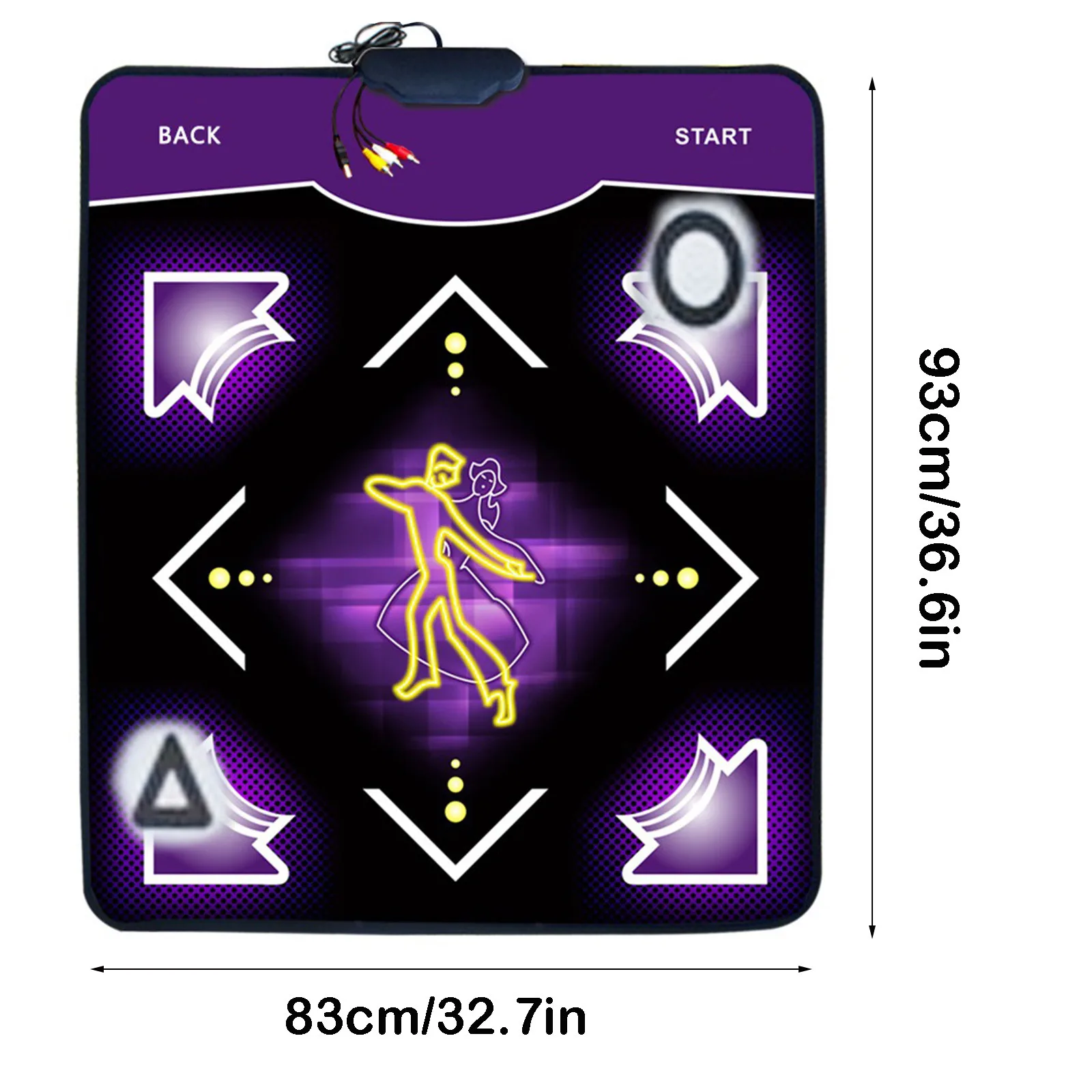 Single User Dance Mats Non-Slip Dancers Step yoga Pads Sense Game for PC Children Kids Doll Toys Girls Boys Birthday Gifts-4