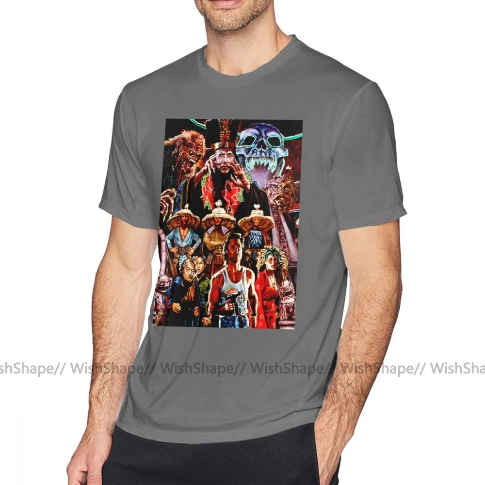 Helloween Big Trouble in Little China Men's Cotton T-Shirt 6XL Graphic Short Sleeve Tee image 3