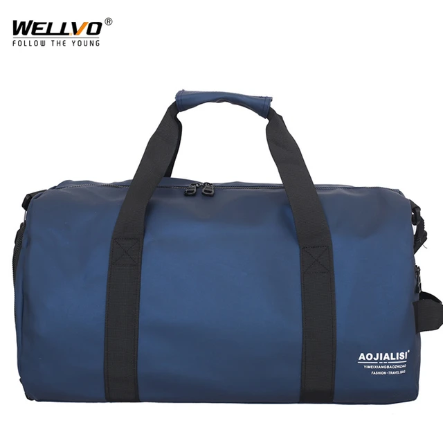 Sacs de Voyage pour femmes Sac de sport de grande capacité pour hommes Sac  de sport imperméable pour week-end Sac de Voyage pour femmes Sac de  messager sec et humide - AliExpress