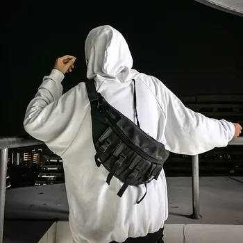 

2020 New Fashion Waist Bag Casual Multi-pocket Shoulder Crossbody Bag Zipper Neon Sports Chest Bags Outdoor Travel Belt Bag