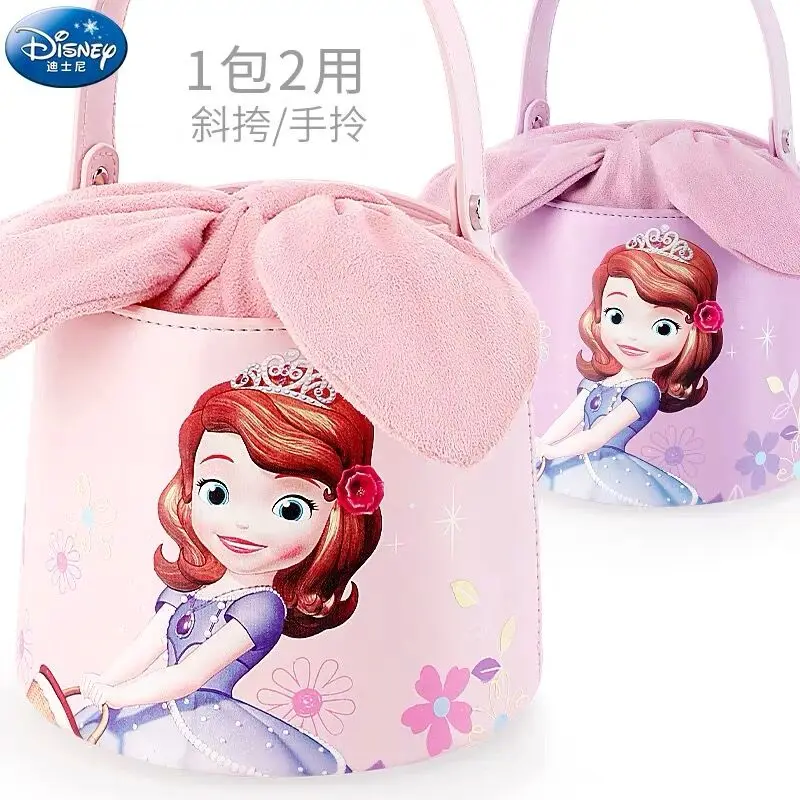 Подлинная disney холодное сердце Эльза Олаф Наклонный один сумка принцесса София модная сумка для девочек Дети Рождество подарок на день рождения