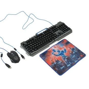 

Defender Killing Storm MKP-013L RU game set, keyboard+mouse+pad, wired, membrane 4563103