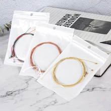 6pcs/set Universal Guitar String Brass Hexagonal Steel Core Strings For Musical Instruments Guitars Strings Multi Color shengque factory custom bc rich bass guitar 4 strings brown color electric guitars with black hardwares musical instruments shop