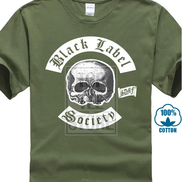 

Black Label Society Tees Heavy Metal Band Zakk Wylde S M L Xl 2Xl 3Xl T Shirt Rude Top Tee Round Neck