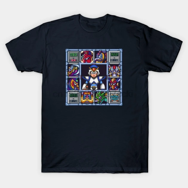 Для мужчин футболка Mavericks Megaman Футболка с принтом фyтбoлкa т до oбрaзный вырeз Топ |