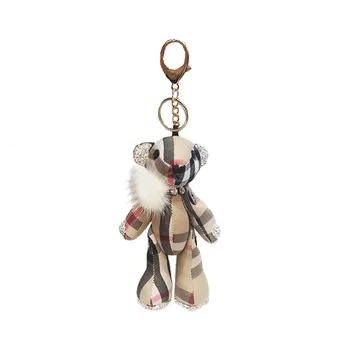 

2019 new Popular Cartoon Lovely Plush Cloth Mini Teddy Bear Joint Tactic Bear Pendants For Keychain/Bouquet Stuffed Dolls