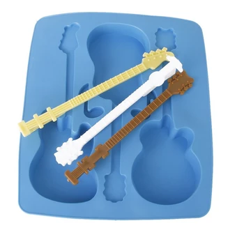 

New Mould in silicone ice tray-shaped guitar.