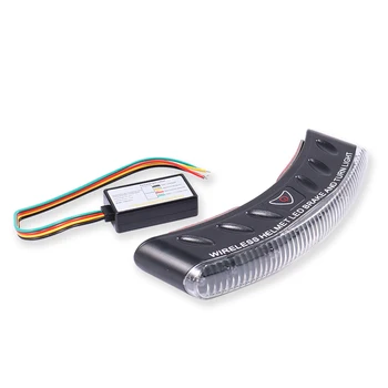 

Universal Motorcycle Helmet Brake Light Turn Signal Warning Flasher Lamp Indicator Styling Cruiser Chopper Dual Sport Scooter
