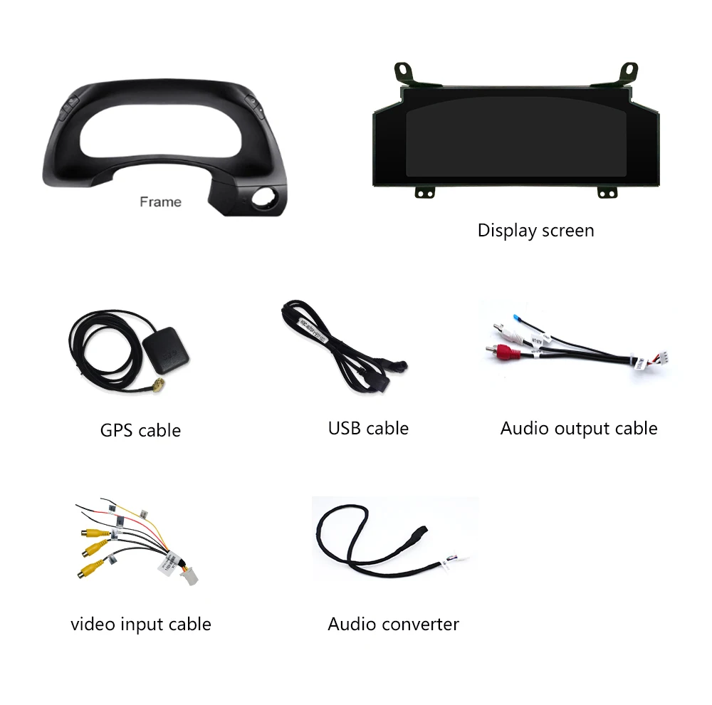 LCD touchable dashboard screen instrument cluster for Nissan Patrol Y62 2018 2019 2020 21