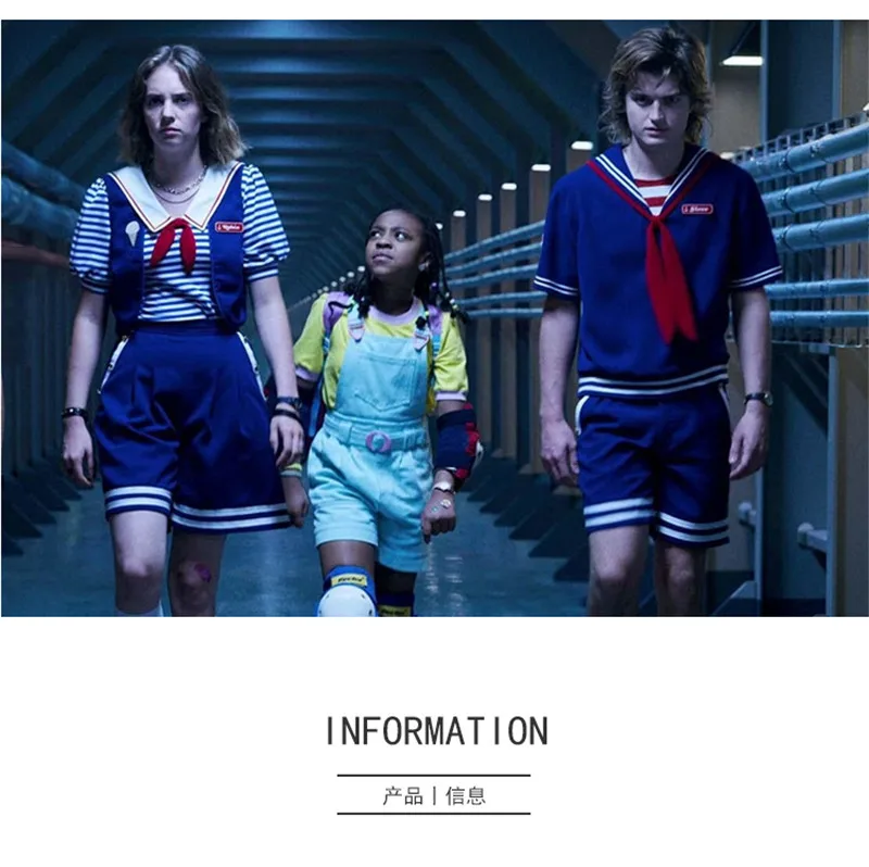 Фильм из сериала очень странные 3 Робин совки Ahoy форма моряка Косплэй костюм наряд Полный комплект: блузка и штаны костюм для Хэллоуина с длинным рукавом