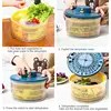 3L Electric Vegetables Dryer Salad Spinner Dehydrator Multifunction Fruits Washing Draining Basket USB Charing Kitchen Drainer 3