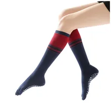 Женские нескользящие носки с пятью пальцами, носки для йоги, один-пять пальцев, для танцев, йоги, спортивные носки с пальцами для женщин и девочек, 30D09