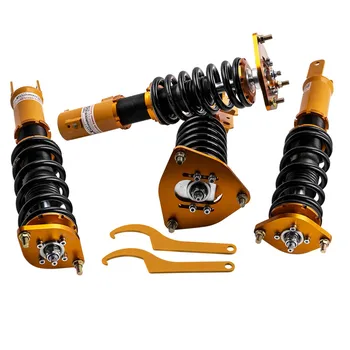 

Coilover Shock Struts Suspension for Mitsubishi Lancer EVO 7 8 9 CT9A Adjustable Spring Absorbers Damper Force Camber Plate