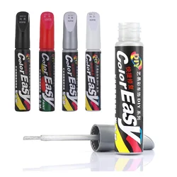 Jeu de stylos de retouche pour voiture, réparation de Surface de voiture, réparation des rayures, peinture blanche, grise, noire, rouge, couleurs mélangées, nouveau 