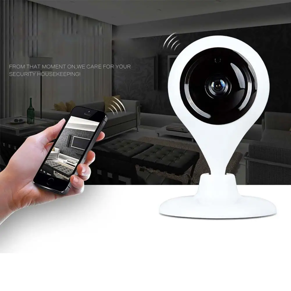 Беспроводная WiFi камера IP безопасности 720P HD Домашний монитор веб-камера ИК ночного видения