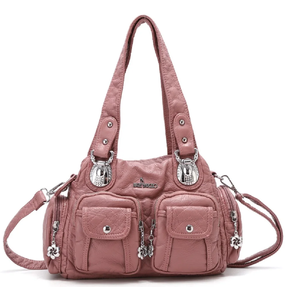 Ombro Das Mulheres Pequeno Satchel Top-handle Bolsa