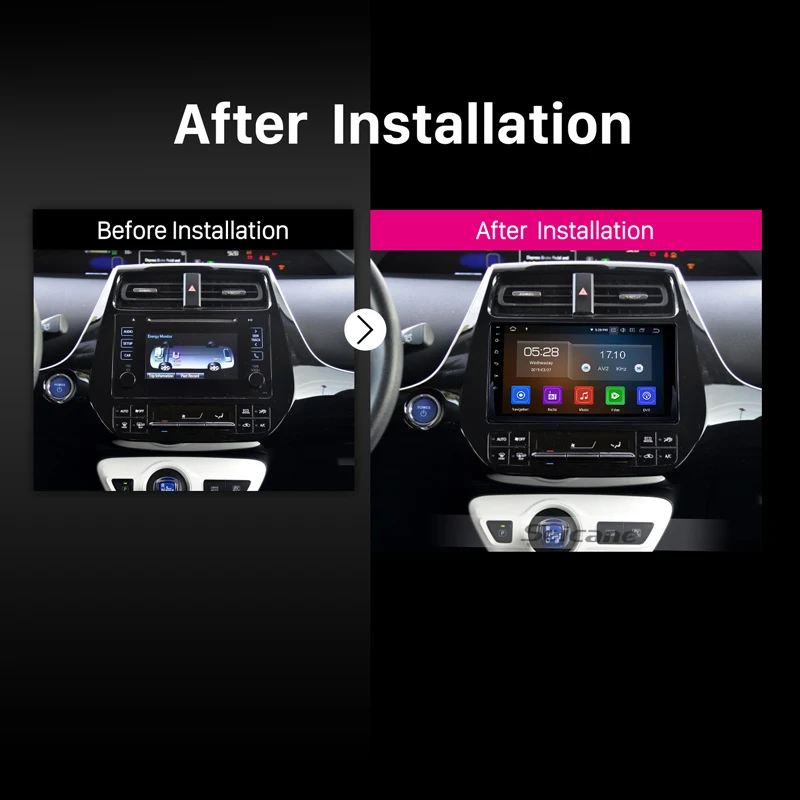 Автомагнитола Seicane 9 дюймов Android 10 0 2016 Toyota Prius GPS радио аудио плеер поддержка TPMS