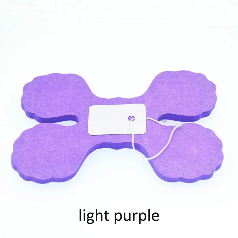 light purple Бумажные гирлянды в форме клевера 3,6 м вечерние украшения для дома красивые бумажные гирлянды свадебные украшения для дома - Цвет: light purple