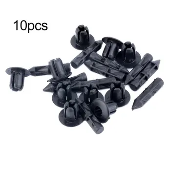 

In Stock New 10x for Honda For Suzuki For Yamaha For Kawasaki, 6mm Screw Hole Plastic Fairing & Trim Panel Clips- 6mm Hole Hot